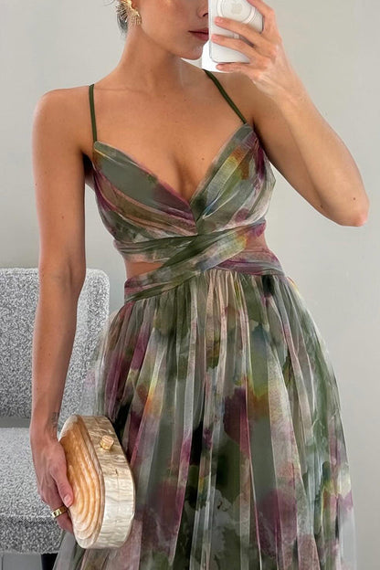 Vestido Giselle | Maxi Floral Elegante y Ultrafluido