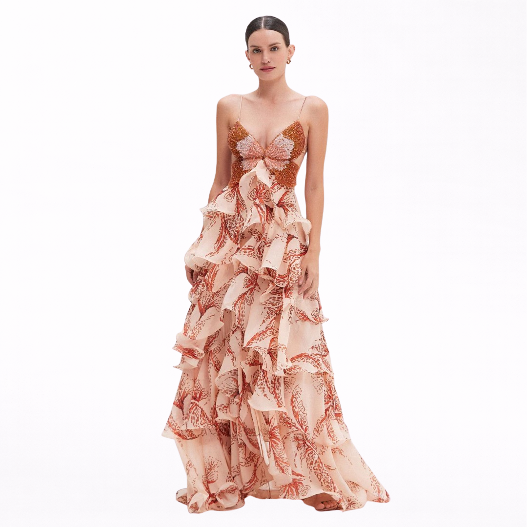 Vestido Nahia | Ligero con Volantes que Favorece