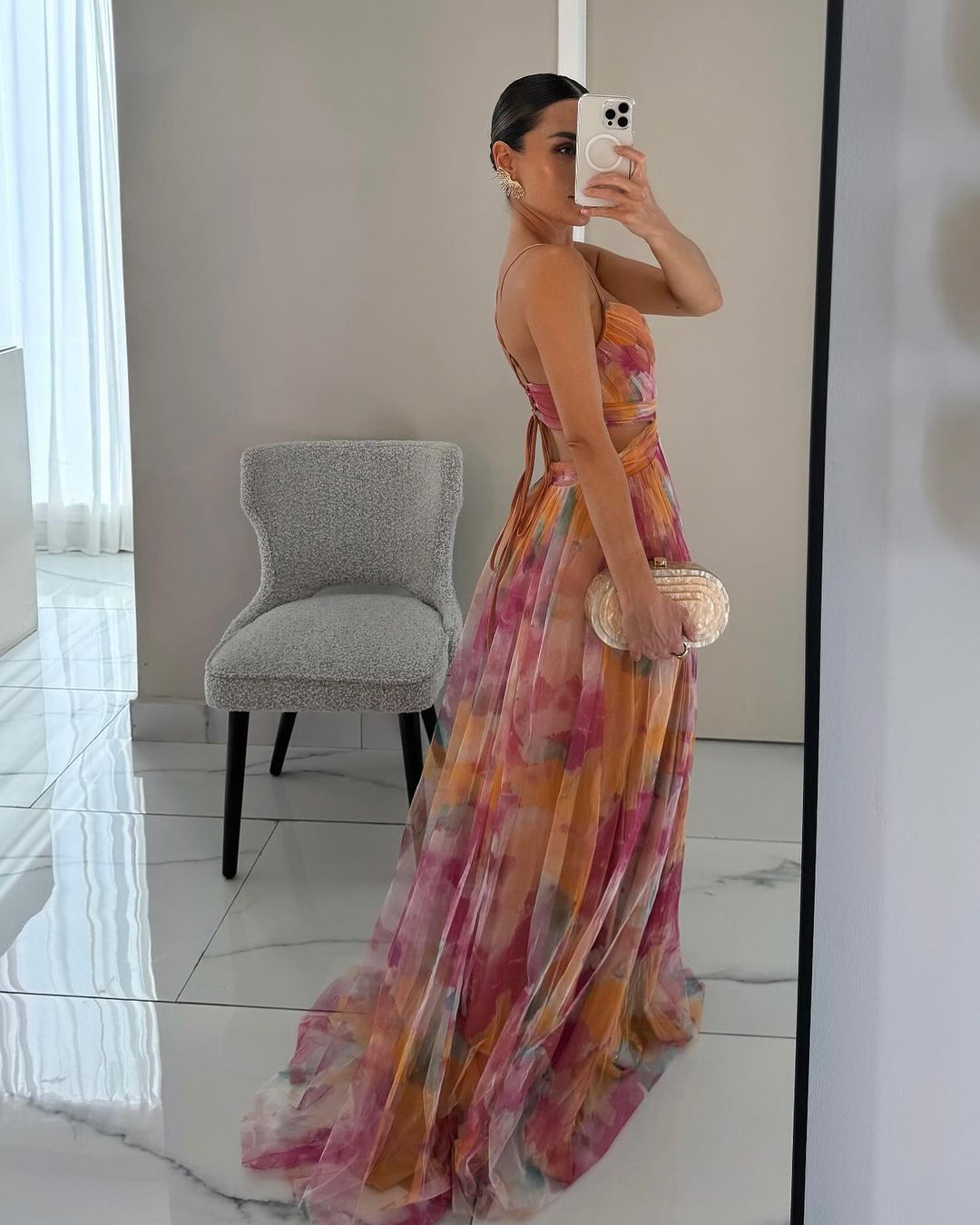 Vestido Giselle | Maxi Floral Elegante y Ultrafluido