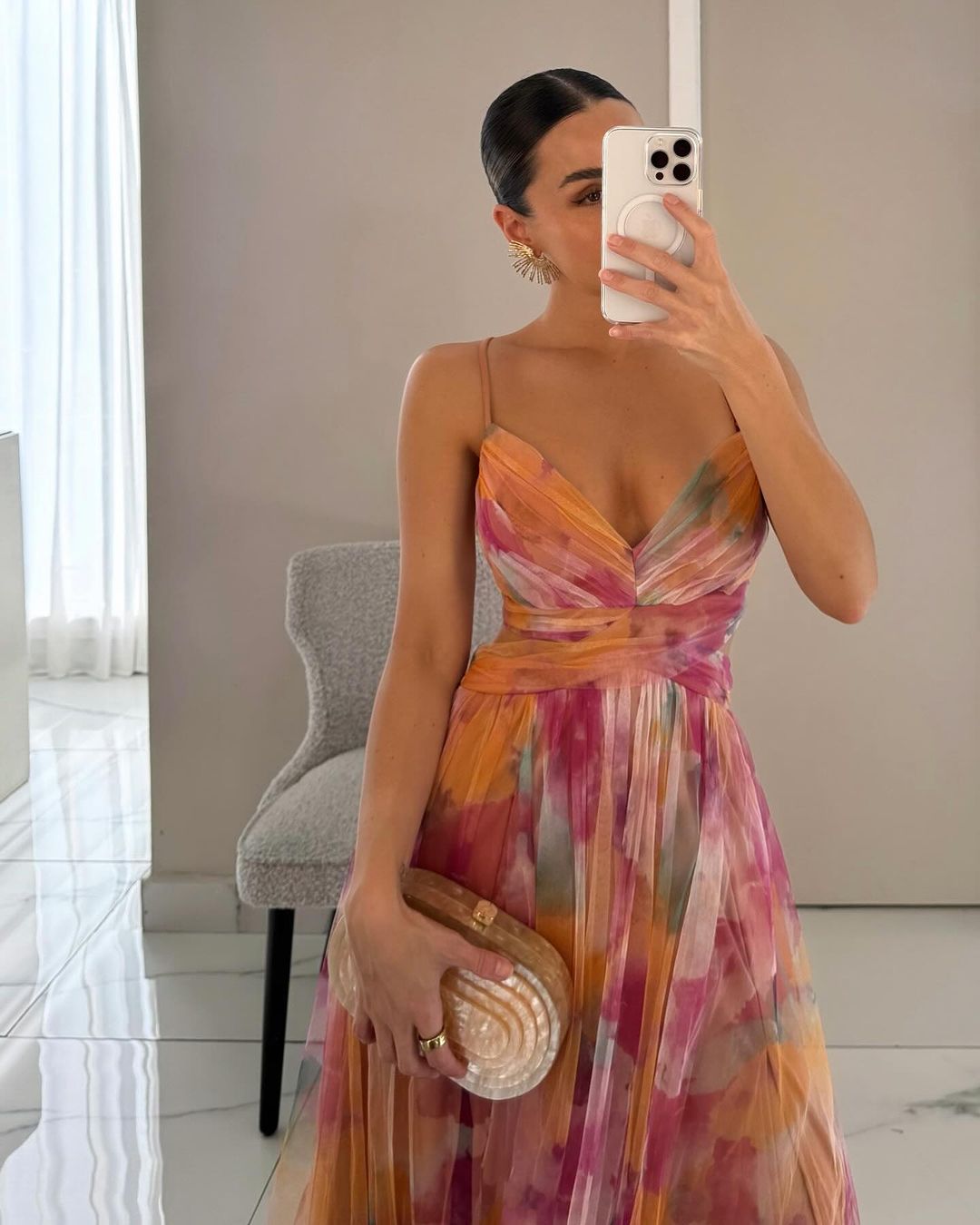 Vestido Giselle | Maxi Floral Elegante y Ultrafluido