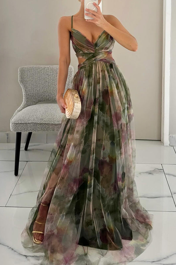 Vestido Giselle | Maxi Floral Elegante y Ultrafluido