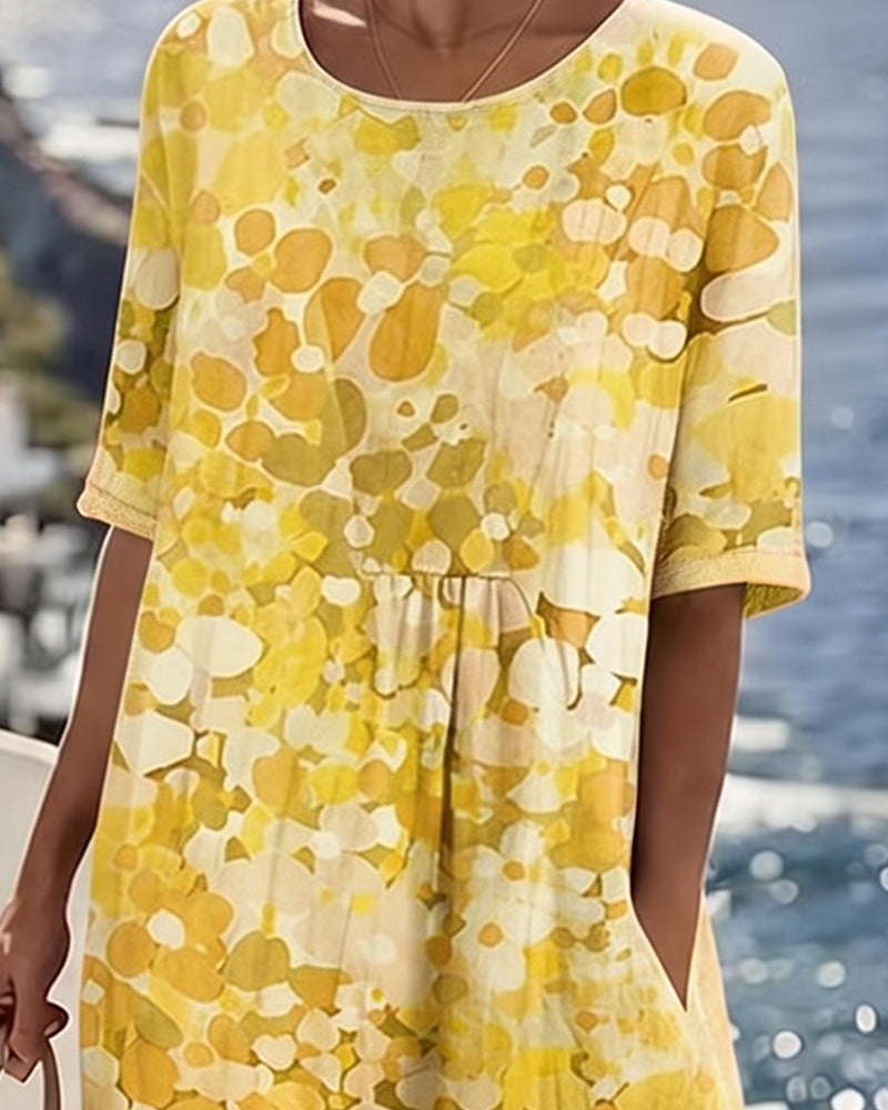 Alma | Vestido Fluido con Estampado