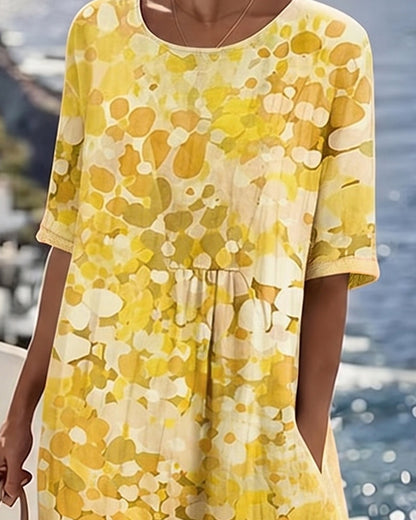 Alma | Vestido Fluido con Estampado