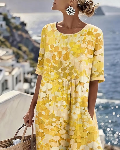 Alma | Vestido Fluido con Estampado