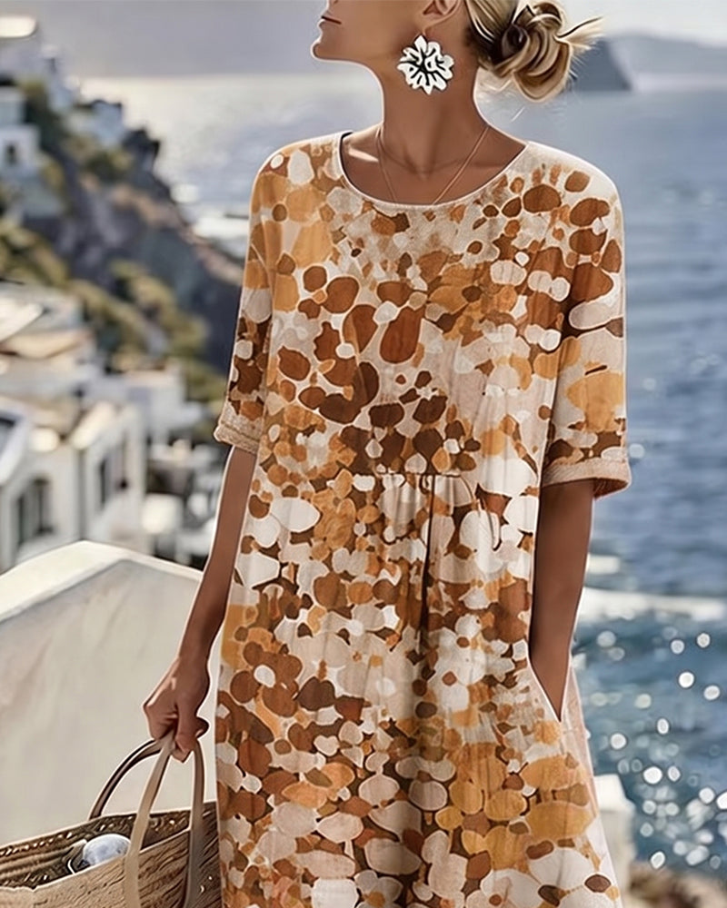 Alma | Vestido Fluido con Estampado