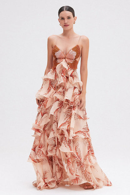 Vestido Nahia | Ligero con Volantes que Favorece