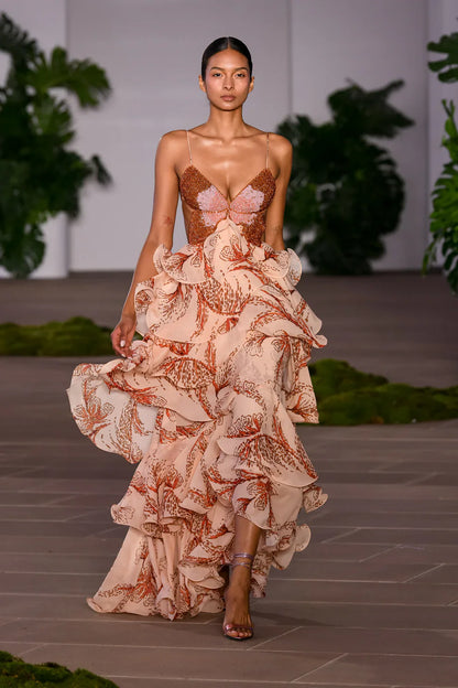 Vestido Nahia | Ligero con Volantes que Favorece