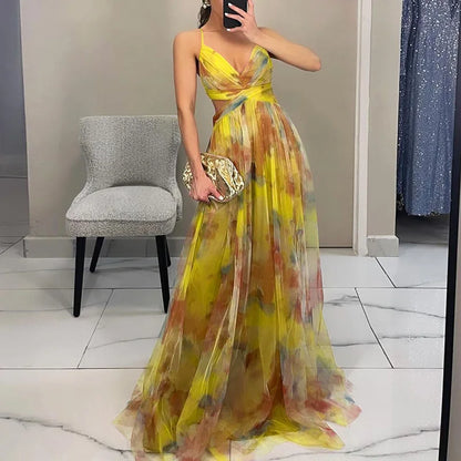 Vestido Giselle | Maxi Floral Elegante y Ultrafluido