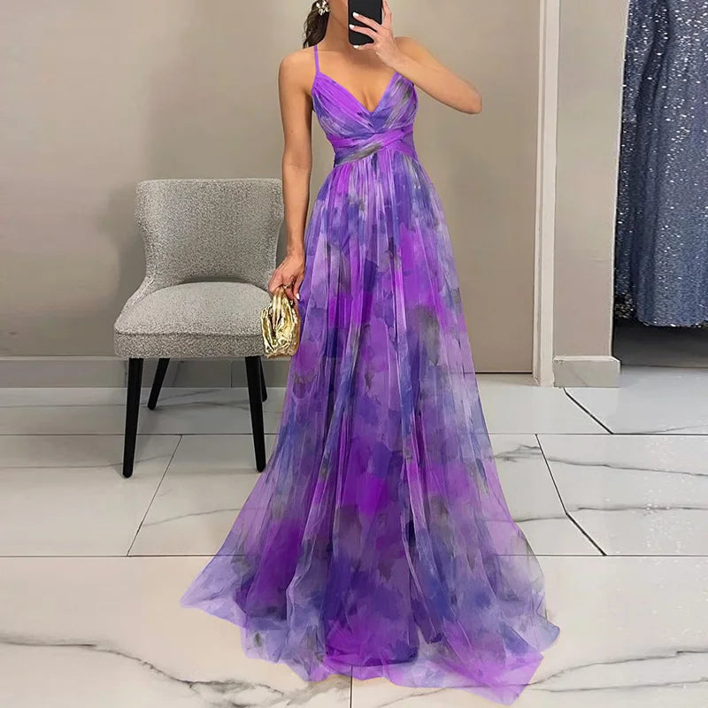 Vestido Giselle | Maxi Floral Elegante y Ultrafluido