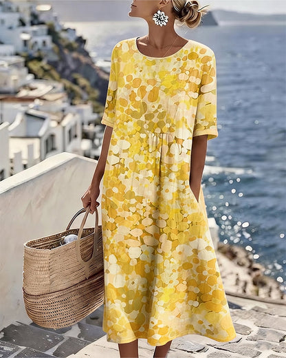 Alma | Vestido Fluido con Estampado