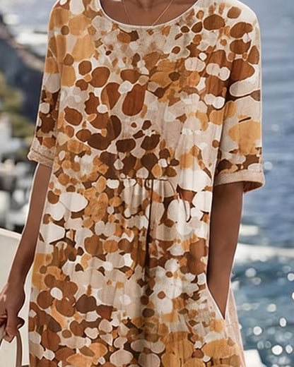 Alma | Vestido Fluido con Estampado